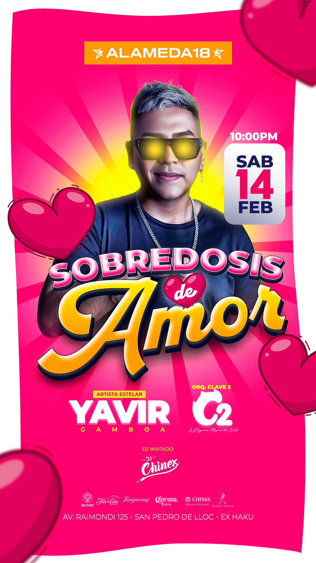 Flyer SOBREDOSIS DE AMOR